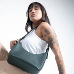 Jade Emerald Green Minimalist Shoulder Bag - Image 3