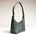 Jade Emerald Green Minimalist Shoulder Bag