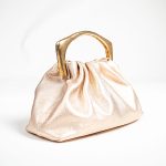 Metallic Ruched Clutch - Image 4