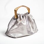Metallic Ruched Clutch - Image 2