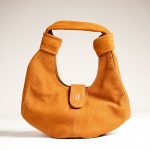 Mustard Yellow Knot-Detail Leather Hobo Bag