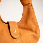 Mustard Yellow Knot-Detail Leather Hobo Bag - Image 3