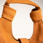 Mustard Yellow Knot-Detail Leather Hobo Bag - Image 2