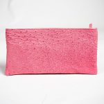 Athena Ostrich-Texture Leather Clutch - Image 6